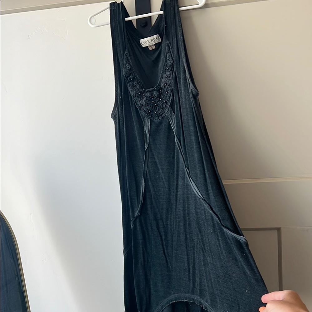 Knox Rose Charcoal Top
